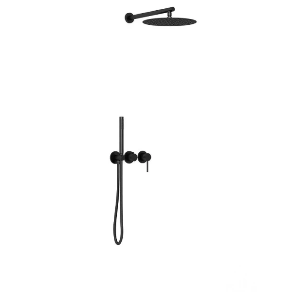 Душевой комплект Vincea Groove встраиваемый, черный VSFW-4G01MB (детальная фотография)