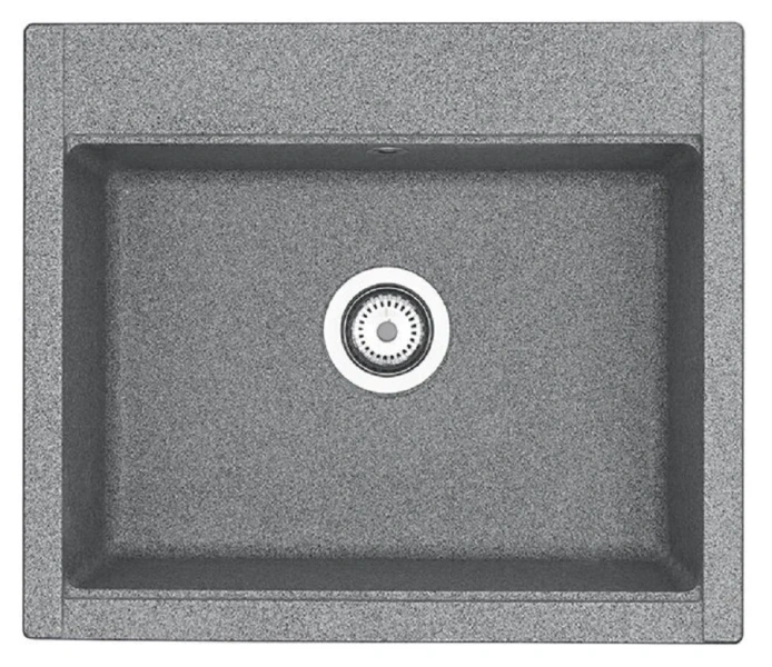 Мойка для кухни Акватон Делия 60 см серая 1A715232LD230 (детальная фотография)