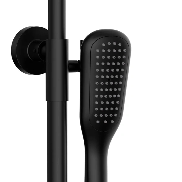 Душевая стойка Lemark Ursus черный LM7260BL (детальная фотография), черные
