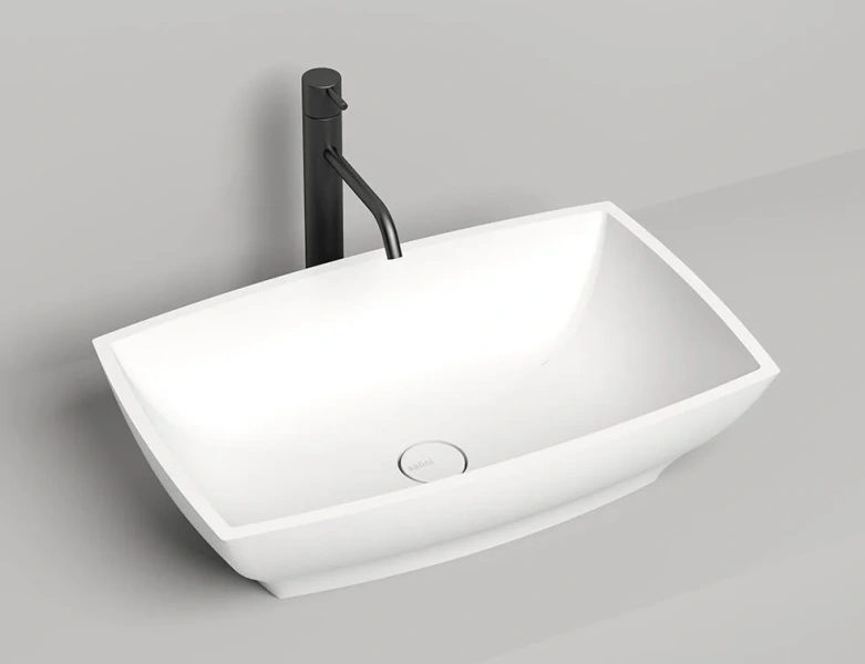 Раковина Salini Gloria 04 60 см накладная 1102204M (детальная фотография), современные, hi-tech