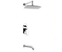 Душевой комплект WasserKRAFT Donau хром