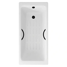 Ванна чугунная Delice Parallel DLR220502RB-AS 170x80 см с антискользящим покрытием