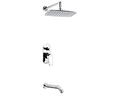 Душевой комплект WasserKRAFT Donau хром