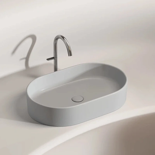 Раковина Ceramica Nova Element 60 см серая CN6048MSG (детальная фотография), накладные (на столешницу)