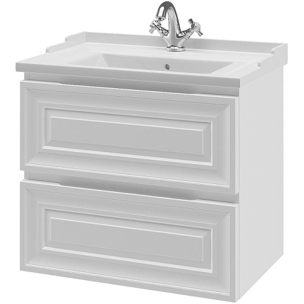 Тумба под раковину подвесная Caprigo Ponza 70 см Bianco 13520-В231 (детальная фотография)