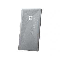 Душевой поддон Vincea 110х90 см серый