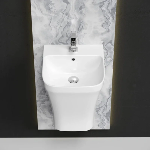 Раковина Ceramica Nova Dion 36 см подвесная, белая CN6067 (детальная фотография) index_1