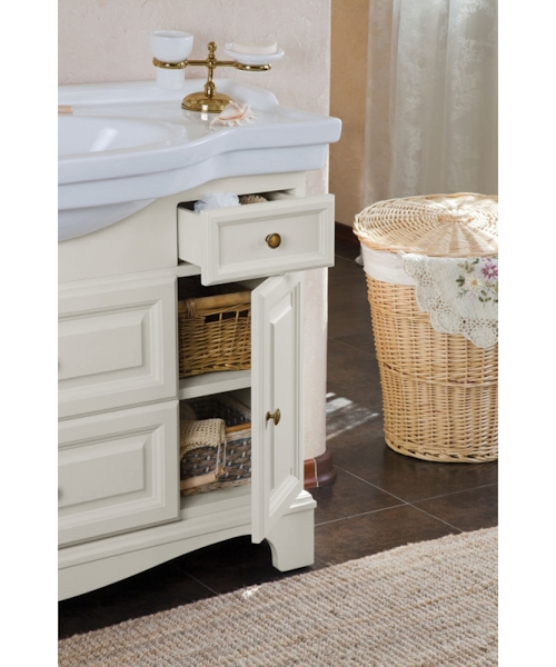 Мебель для ванной La Beaute Michel 120 (детальная фотография), классика, ретро, в стиле прованс