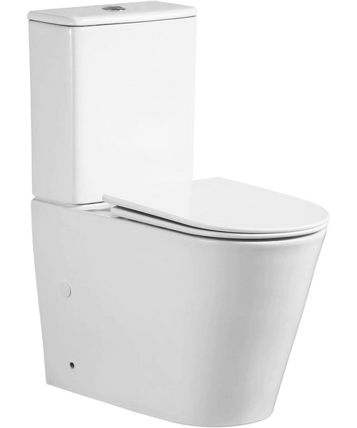 Унитаз компакт Ceruttispa Piera безободковый CT10560 (детальная фотография)