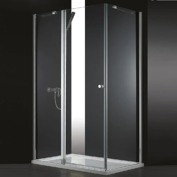 Душевой уголок Cezares Elena 100x80 см прозрачное стекло ELENA-W-AH-1-100/80-C-Cr (детальная фотография)