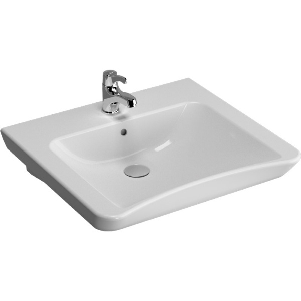 Раковина VitrA Conforma 60 см для людей с ограниченными возможностями 5289B003-0001 (детальная фотография), современные, hi-tech