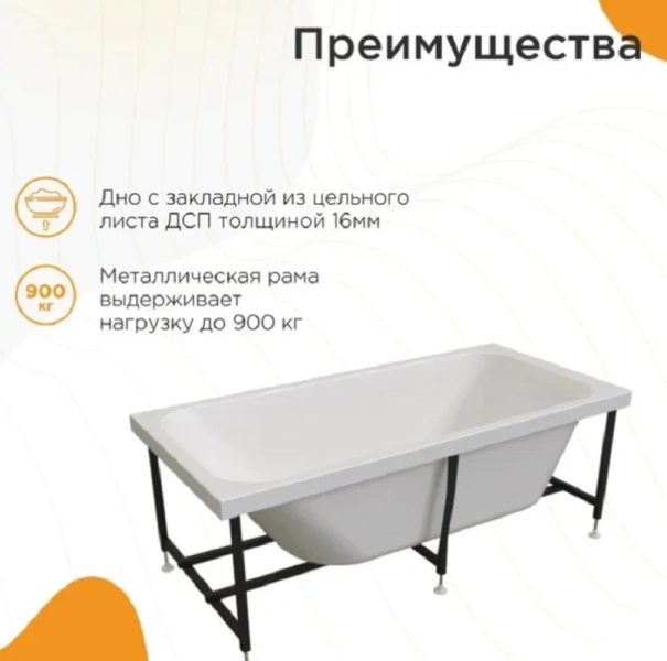 Гидромассажная ванна Радомир Прованс 1-81-2-0-0-187, 170 x 90 см, рама-подставка, фронтальный экран, слив-перелив автомат, гидромассаж Терапия хром КУ 200, белая (детальная фотография), приставные, встраиваемые