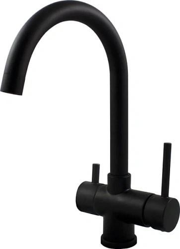 Смеситель для питьевой воды Paffoni Stick черный - фото 2