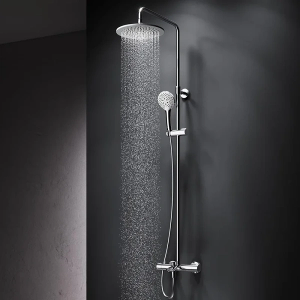 Душевая стойка Am.Pm Gem с термостатом F0790520 (детальная фотография), с изливом