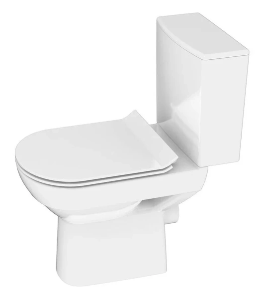 Крышка-сидение с микролифтом Cersanit City ультратонкое S-DS-CIT-S-DL-t (детальная фотография), с микролифтом