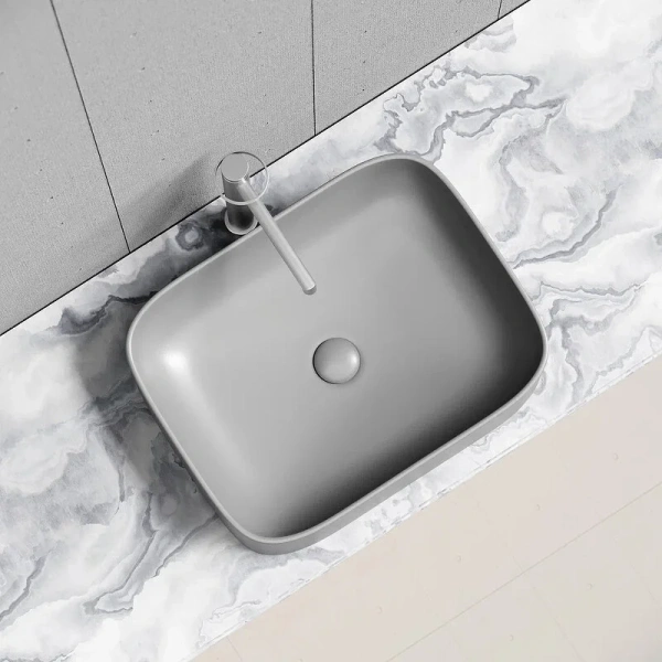 Раковина Ceramica Nova Element 50 см антрацит CN6052MH (детальная фотография), 50 см