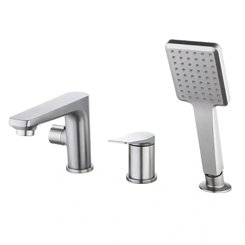 Смеситель для ванны Lemark Bronx графит - фото 2