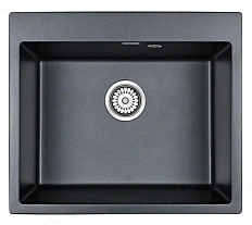 Мойка для кухни Paulmark Kante 60 см черный металлик