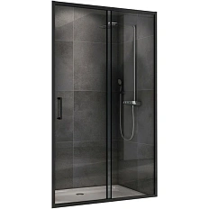 Душевая дверь в нишу Abber Schwarzer Diamant 100 см стекло прозрачное