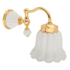 Светильник Migliore Olivia белая керамика, золото