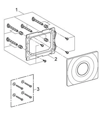 Смывная клавиша, альпин-белый, Grohe Surf 37063SH0 (детальная фотография) index_1