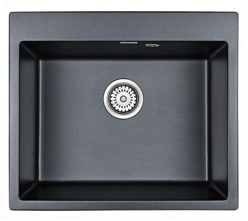 Мойка для кухни Paulmark Kante 60 см черный металлик - фото 3