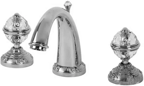 Смеситель для раковины Migliore Cristalia хром - фото 1