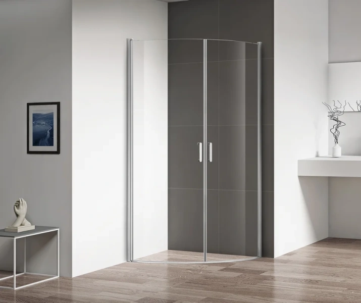 Душевой уголок RGW Leipzig LE-54 80х80 см профиль хром 06125488-11 (детальная фотография), современные, hi-tech