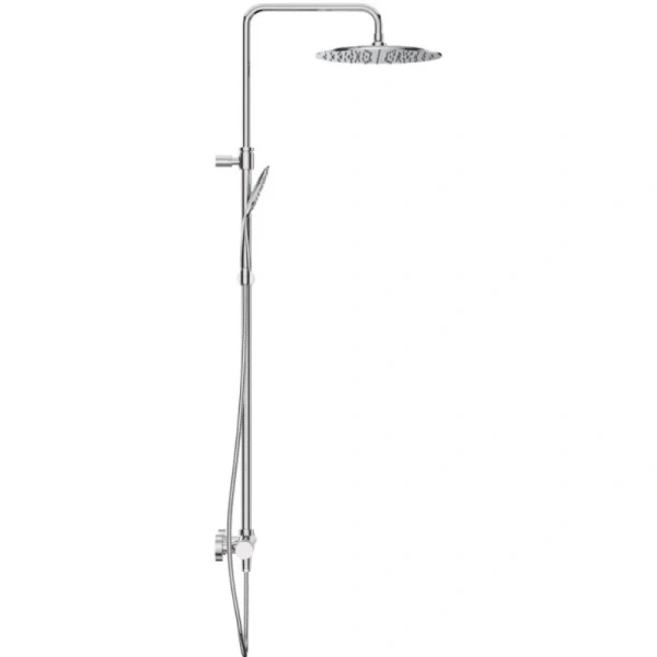 Душевая стойка Cezares Leaf хром LEAF-CDA-30-L-01 (детальная фотография), без излива