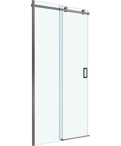 Душевая дверь в нишу BelBagno Soft Close 110 см профиль оружейная сталь - фото 2
