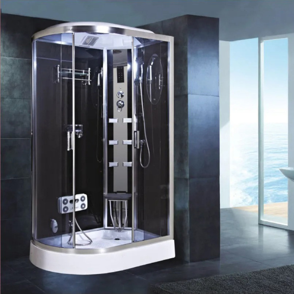 Душевая кабина Niagara Ultra 127х80 см ориентация правая 9040135R (детальная фотография), асимметричные