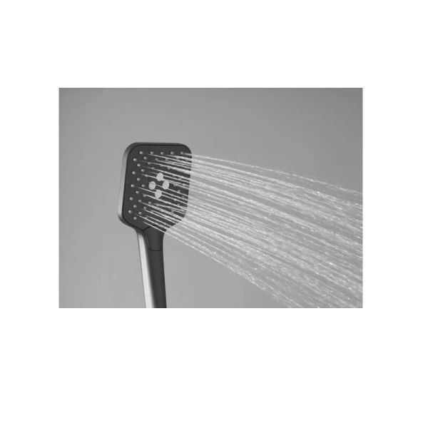 Душевая стойка Vincea Cube VSFS-1C1 с изливом (детальная фотография), рычажные