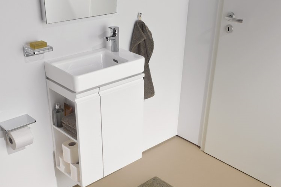 Раковина Laufen Pro S 36 см асимметричная 8.1596.0.000.104.1 (детальная фотография), белые