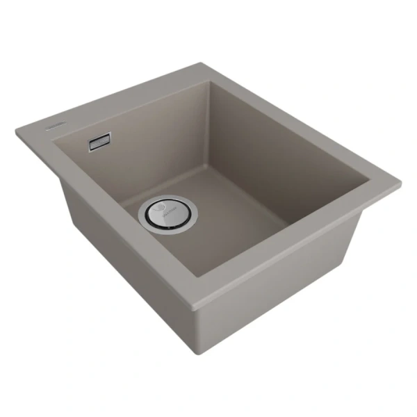 Мойка для кухни Paulmark Decoration 41 см Argan PM934150-AR (детальная фотография), из искусственного гранита