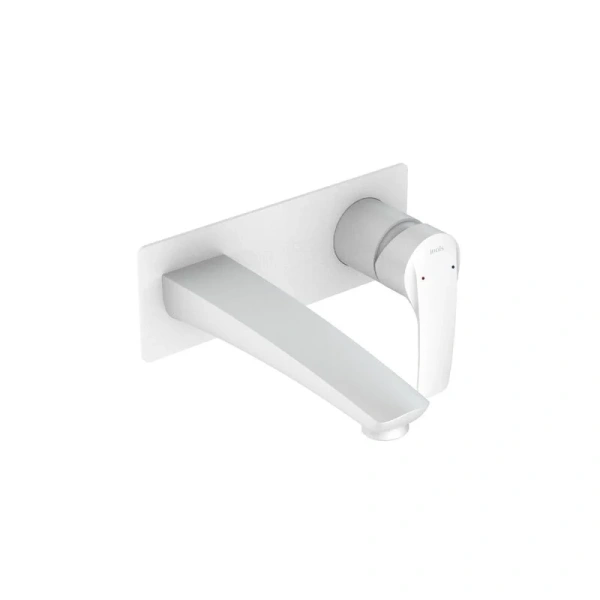 Смеситель для раковины IDDIS Ray белый матовый RAYWT00i65 (детальная фотография)