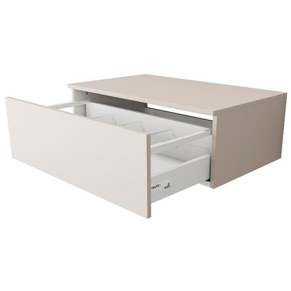 Тумба подвесная Velvex Unit 80 см шелк шампань tpUNI.80.H27.Y-221 (детальная фотография), по запросу