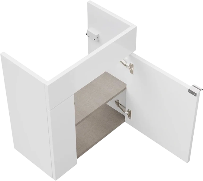 Тумба под раковину подвесная Kerama Marazzi Lato 50 см белая LA.50\WHT (детальная фотография) index_1