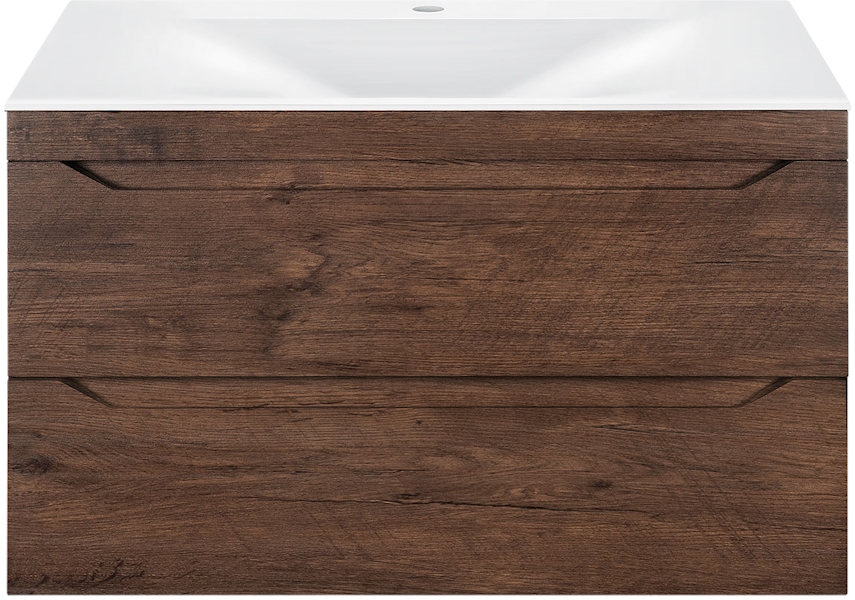 Тумба под раковину подвесная Vincea Fine 79,9 см R.Wood VMC-2F800RW (детальная фотография)
