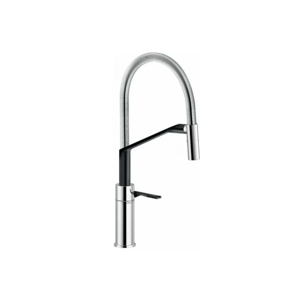 Смеситель для кухни Nobili Heron хром/черный HR125300CB (детальная фотография)