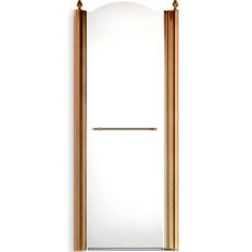 Душевая дверь в нишу Migliore Diadema 90 см профиль бронза стекло прозрачное левая