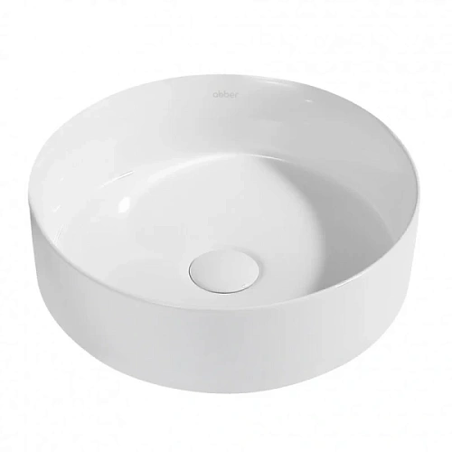 Раковина Abber Bequem 36 см белая - фото 1