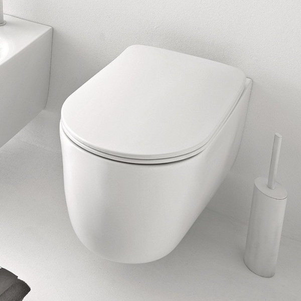 Унитаз подвесной Kerasan Nolita белый матовый 531530 (детальная фотография), подвесные, встраиваемые