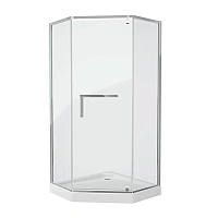 Душевой уголок Grossman Pragma 100х100 см серебристый