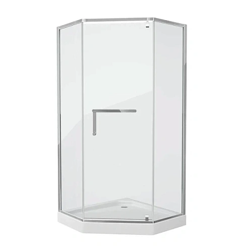 Душевой уголок Grossman Pragma 100х100 см серебристый - фото 1