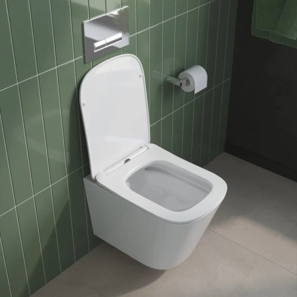 Унитаз подвесной BelBagno Due с сиденьем BB7107CHR/SC (детальная фотография) index_1