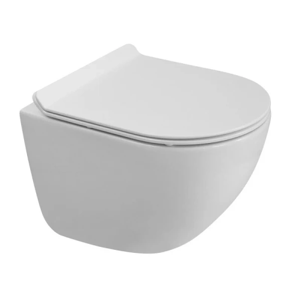 Унитаз подвесной BelBagno Amanda безободковый BB051CH-TOR-FC (детальная фотография), фаянс, керамика