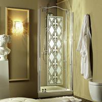 Душевая дверь, профиль бронза, Eurodesign