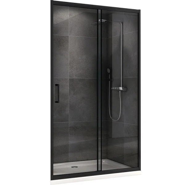Душевая дверь Abber Schwarzer Diamant 110 см раздвижная AG30110B (детальная фотография)