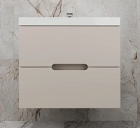 Тумба под раковину подвесная Style Line Матис 70 см крем