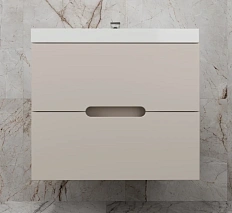 Тумба под раковину подвесная Style Line Матис 70 см крем